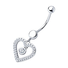 Пирсинг SOKOLOV - Серебро 925, Фианит (арт. 94060088)