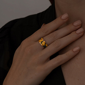 Кольцо SOKOLOV - Серебро 925, Эмаль (арт. 93011095)