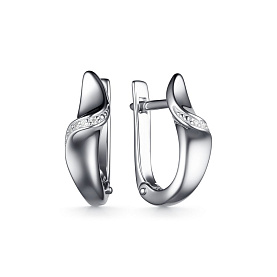 Серьги Дар - Серебро 925, Фианит (арт. С-5111р00)
