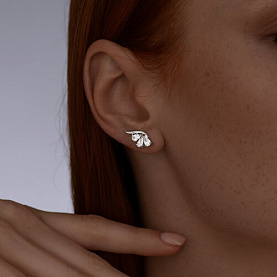 Серьги SOKOLOV - Серебро 925, Фианит (арт. 94024816)