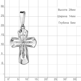 Подвеска Аквамарин - Серебро 925 (арт. 14966.5)