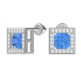 Серьги POKROVSKY - Серебро 925, Фианит (арт. 6101436-05405)