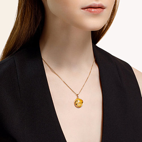 Подвеска Diamant - Серебро 925, Янтарь пресс. (арт. 93-330-00840-1)
