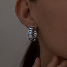 Серьги SOKOLOV - Серебро 925, Фианит (арт. 94025318)