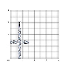 Подвеска SOKOLOV - Серебро 925, Фианит (арт. 94032351)