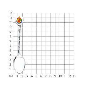 Ложка SOKOLOV - Серебро 925, Эмаль (арт. 2304010067)