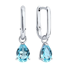 Серьги SOKOLOV - Серебро 925, Топаз (арт. 92025332)