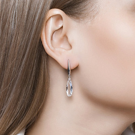 Серьги SOKOLOV - Серебро 925, Горный хрусталь (арт. 92021960)