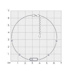Браслет SOKOLOV - Серебро 925, Фианит (арт. 94051666)
