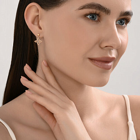 Серьги Diamant - Золото 585 (арт. 51-122-02976-1)