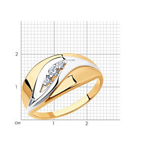 Кольцо SOKOLOV - Серебро 925, Фианит (арт. 93010681)