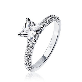 Кольцо Platinum Lab. - Платина 950 (арт. ПК-067-01)