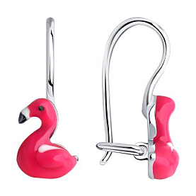 Серьги SOKOLOV - Серебро 925, Эмаль (арт. 94026056)