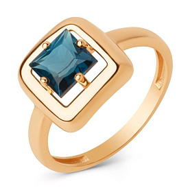 Кольцо ЮФ Династия - Золото 375, Топаз (арт. 025451-5310)