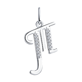 Подвеска SOKOLOV - Серебро 925, Фианит (арт. 94031377)