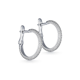 Серьги Дар - Серебро 925, Фианит (арт. С-3756р00)