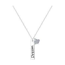 Колье Diamant - Серебро 925, Фианит, Эмаль (арт. 94-170-01025-1)