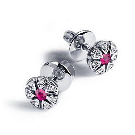 Серьги Platinum Lab. - Платина 950 (арт. ПС-276Р-01)