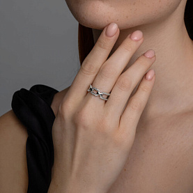 Кольцо SOKOLOV - Серебро 925, Фианит (арт. 94014286)
