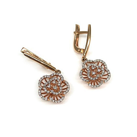 Серьги Александра - Золото 585, Бриллиант (арт. 5020001)