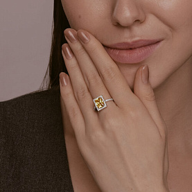 Кольцо SOKOLOV - Серебро 925, Фианит (арт. 94014209)