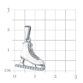 Подвеска Talant - Серебро 925, Фианит, Эмаль (арт. 50-79-0001-29611)