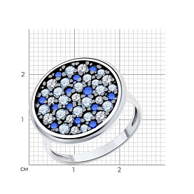 Кольцо SOKOLOV - Серебро 925, Фианит (арт. 94014039)