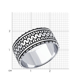 Кольцо Diamant - Серебро 925, Эмаль (арт. 94-110-01984-1)