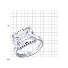 Кольцо Diamant - Серебро 925, Фианит (арт. 94-110-02467-1)
