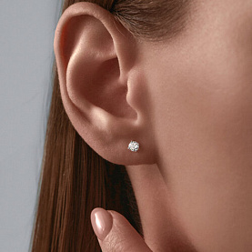 Серьги SOKOLOV - Золото 375, Фианит (арт. 31-122-00673-1)