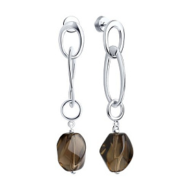 Серьги SOKOLOV - Серебро 925, Кварц (арт. 92022301)