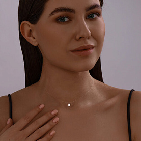 Колье SOKOLOV - Серебро 925, Фианит (арт. 94070461)