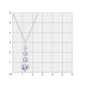 Колье Diamant - Серебро 925, Фианит (арт. 94-170-00516-1)