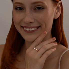 Кольцо SOKOLOV - Серебро 925, Фианит (арт. 93011081)