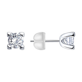 Серьги Diamant - Серебро 925, Фианит (арт. 94122024561-DIAMANT)