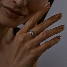 Кольцо SOKOLOV - Серебро 925, Фианит (арт. 94013856)