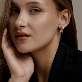 Серьги SOKOLOV - Серебро 925, Фианит (арт. 93022547)