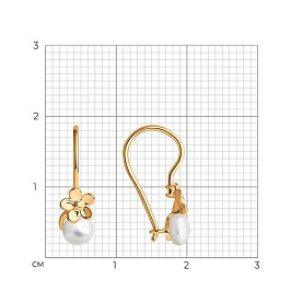 Серьги SOKOLOV - Золото 375, Жемчуг культивированный (арт. 37792021)
