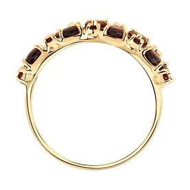 Кольцо SOKOLOV - Золото 585, Гранат (арт. 714434)