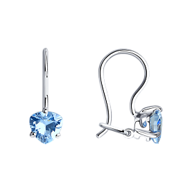 Серьги SOKOLOV - Серебро 925, Фианит (арт. 94020578)