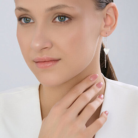 Серьги Diamant - Серебро 925, Эмаль (арт. 94-123-00089-1)