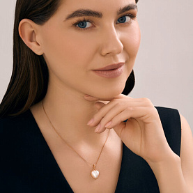 Подвеска SOKOLOV - Серебро 925, Жемчуг имитация (арт. 93030601)