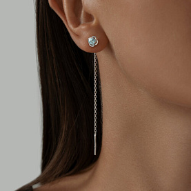 Серьги SOKOLOV - Серебро 925, Топаз (арт. 92022200)