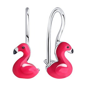 Серьги SOKOLOV - Серебро 925, Эмаль (арт. 94026056)