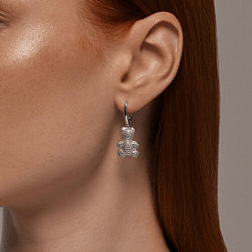 Серьги SOKOLOV - Серебро 925, Фианит (арт. 94026685)