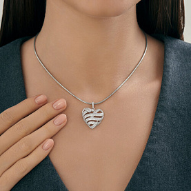 Подвеска SOKOLOV - Серебро 925, Фианит (арт. 94033294)