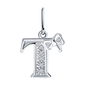 Подвеска SOKOLOV - Серебро 925, Фианит (арт. 94030479)