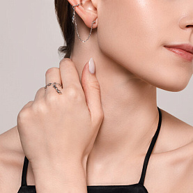 Серьга SOKOLOV - Серебро 925, Эмаль (арт. 94170231)