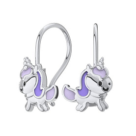 Серьги POKROVSKY - Серебро 925, Эмаль (арт. 0201676-60875)