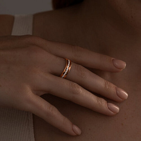 Кольцо SOKOLOV - Серебро 925, Фианит (арт. 93110018)